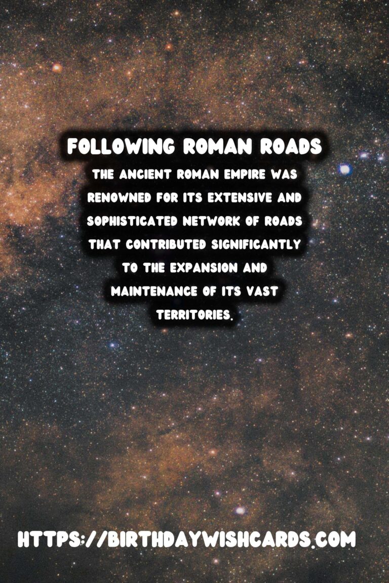 Ancient Road Networks: Following Roman Roads Today