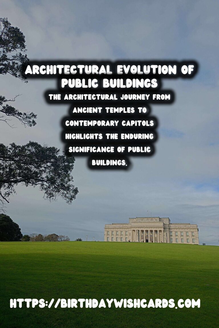 Architectural History of Public Buildings: From Temples to Capitols