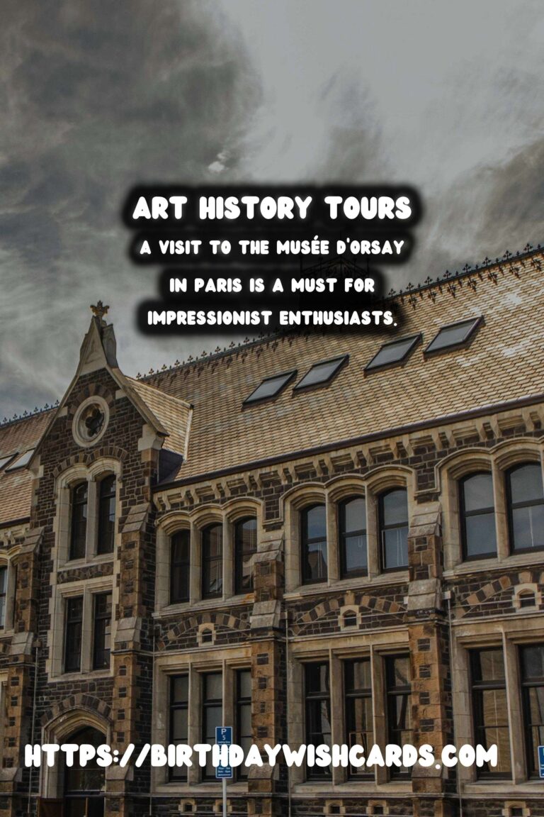 Art History Tours: From Romantic Landscapes to Impressionist Scenes
