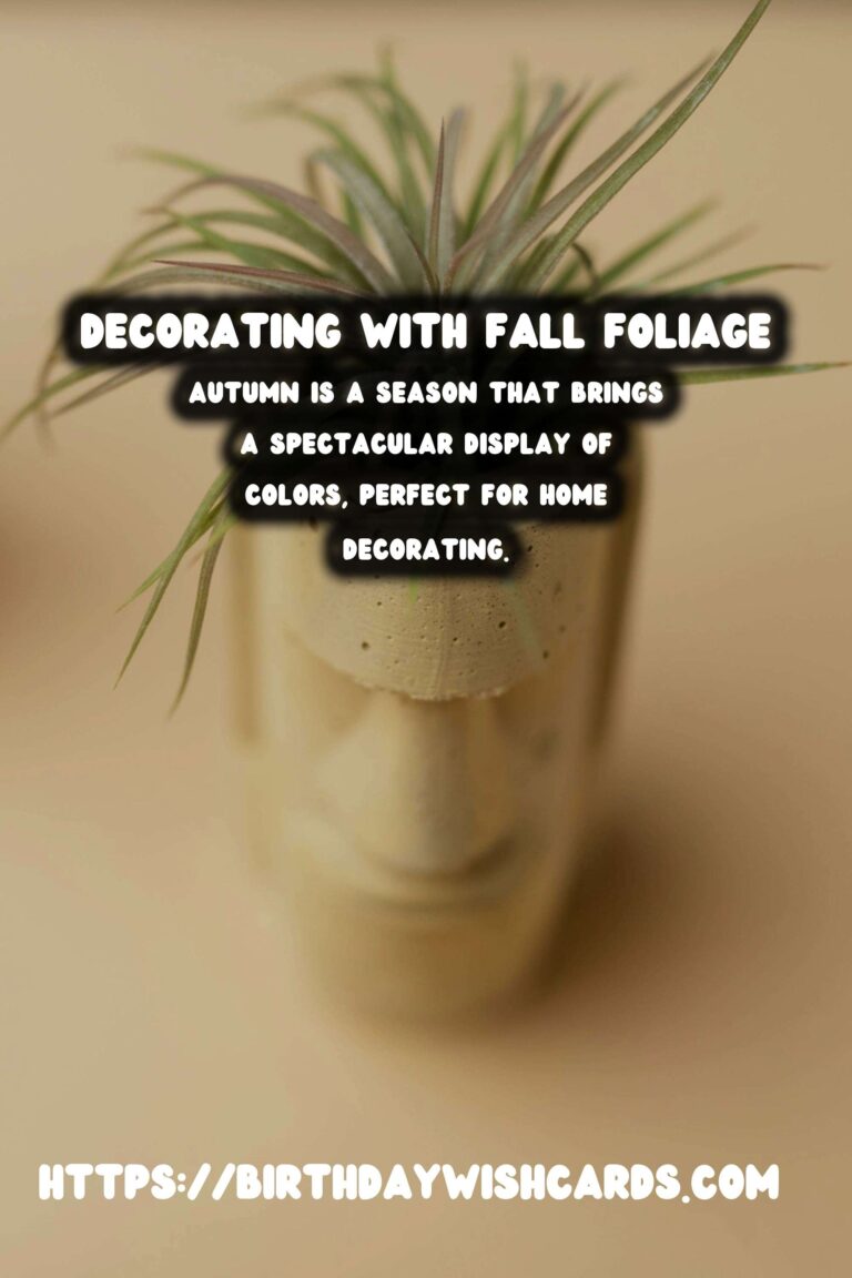 Autumn Decorating Ideas with Vibrant Fall Foliage