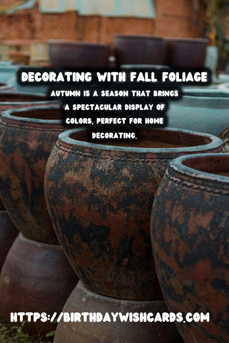 Autumn Decorating Ideas with Vibrant Fall Foliage