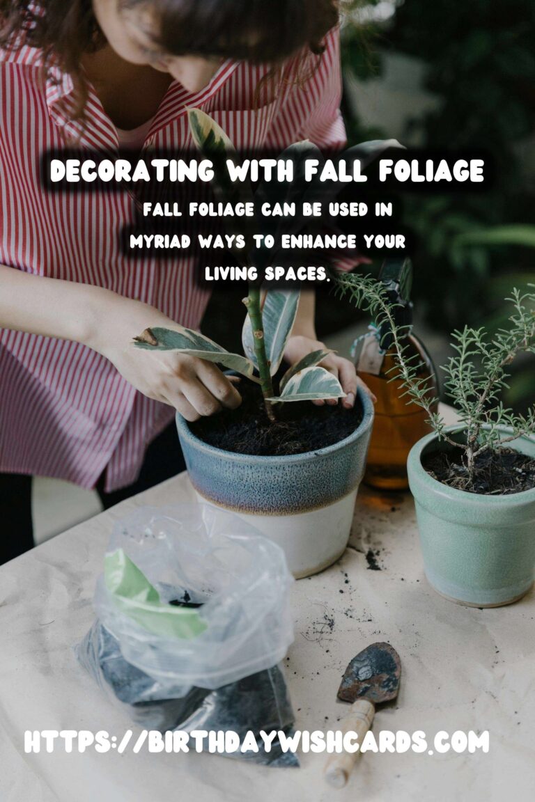 Autumn Decorating Ideas with Vibrant Fall Foliage