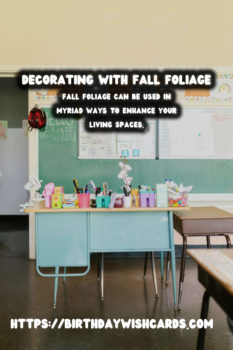 Autumn Decorating Ideas with Vibrant Fall Foliage