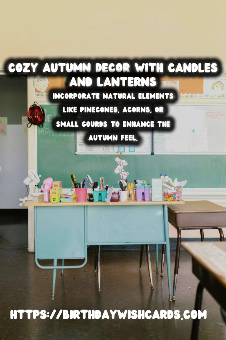 Autumn Decorating with Candles & Lanterns: Creating a Cozy Ambiance