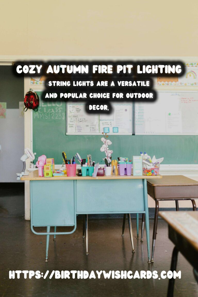 Autumn Fire Pit Decor: Embrace Cozy Lighting for Warm Gatherings
