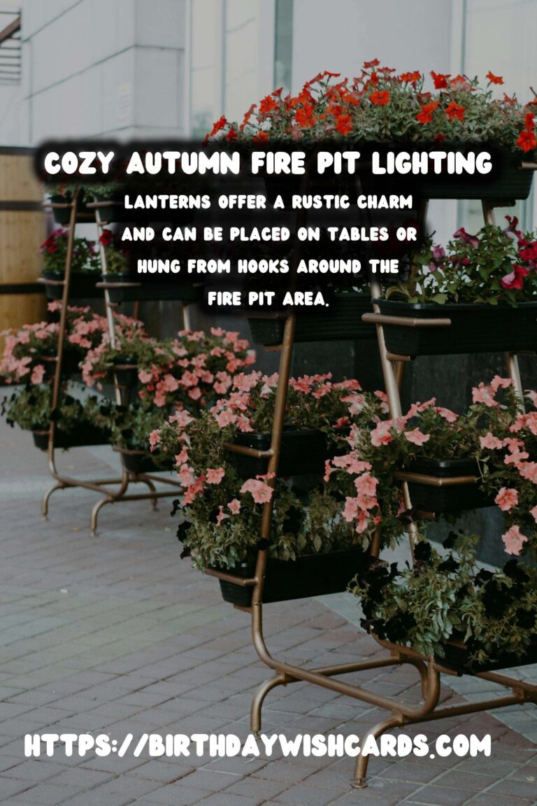 Autumn Fire Pit Decor: Embrace Cozy Lighting for Warm Gatherings