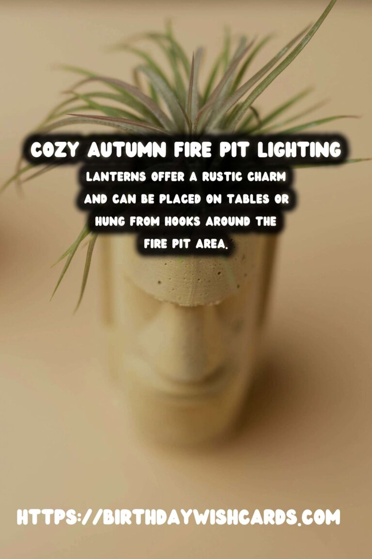 Autumn Fire Pit Decor: Embrace Cozy Lighting for Warm Gatherings