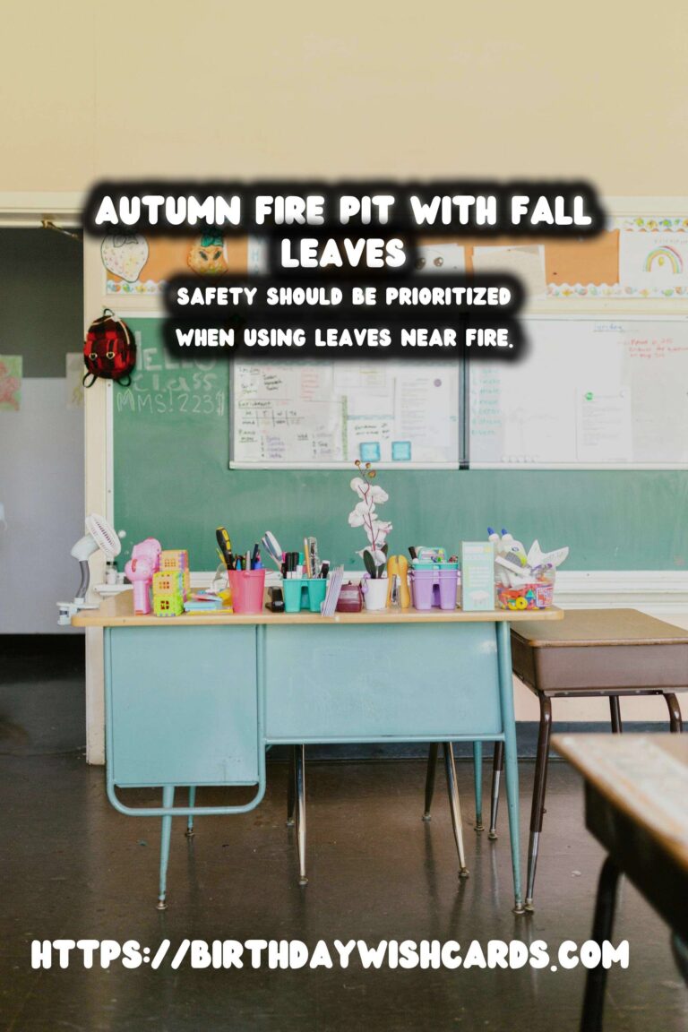 Autumn Fire Pit Decor Ideas with Fall Leaves