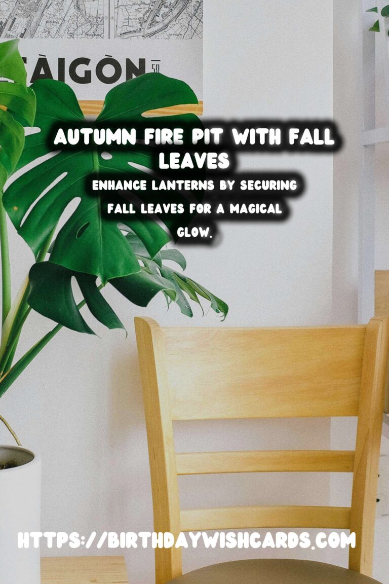 Autumn Fire Pit Decor Ideas with Fall Leaves