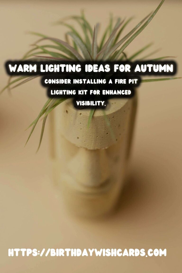 Autumn Fire Pit Decor: Warm Lighting Ideas for a Cozy Outdoor Space