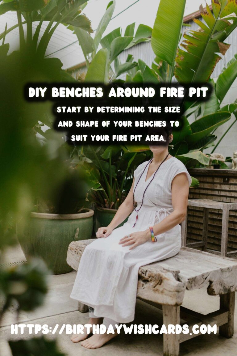 Autumn Fire Pit Seating: DIY Benches for Cozy Gatherings