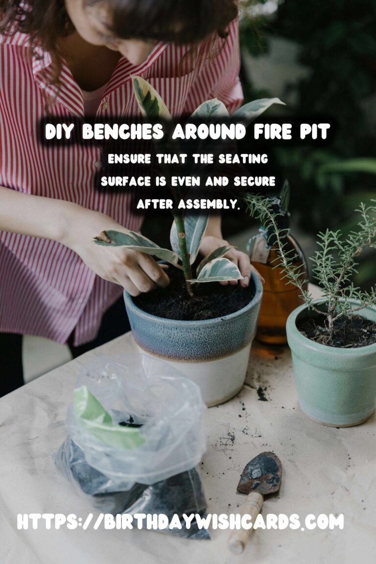 Autumn Fire Pit Seating: DIY Benches for Cozy Gatherings
