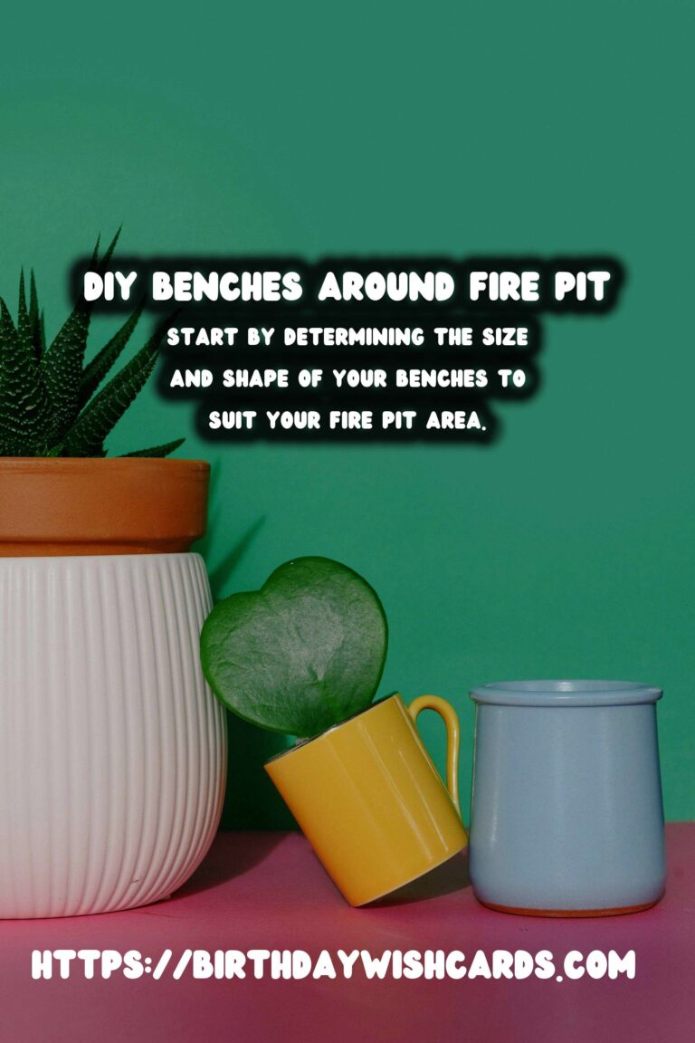 Autumn Fire Pit Seating: DIY Benches for Cozy Gatherings