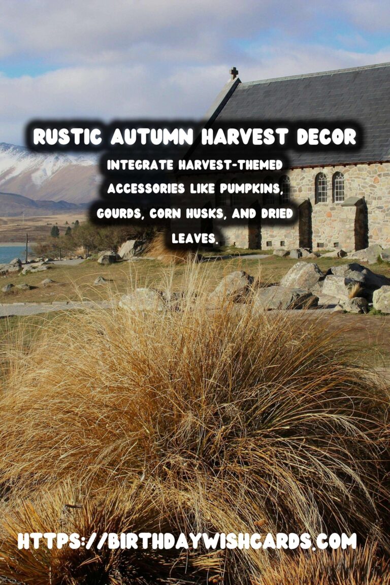 Autumn Harvest Decor: Embrace Rustic Charm