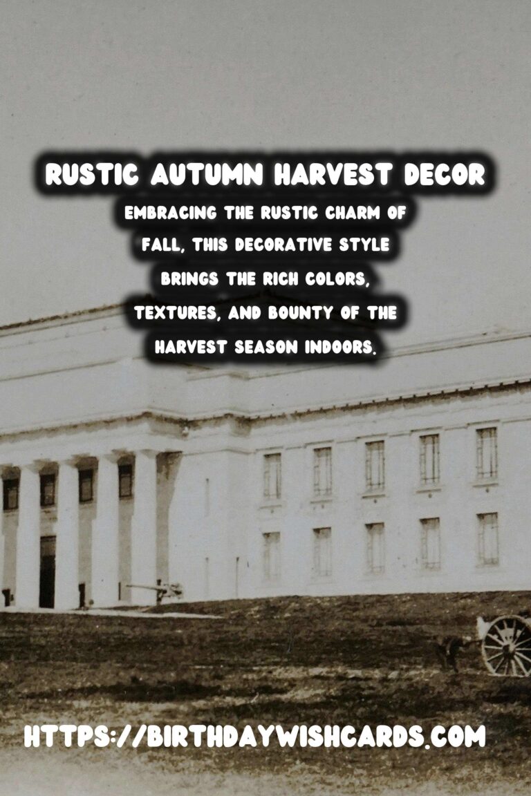 Autumn Harvest Decor: Embrace Rustic Charm