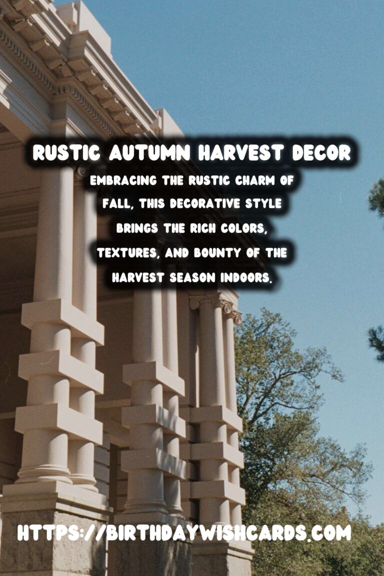 Autumn Harvest Decor: Embrace Rustic Charm