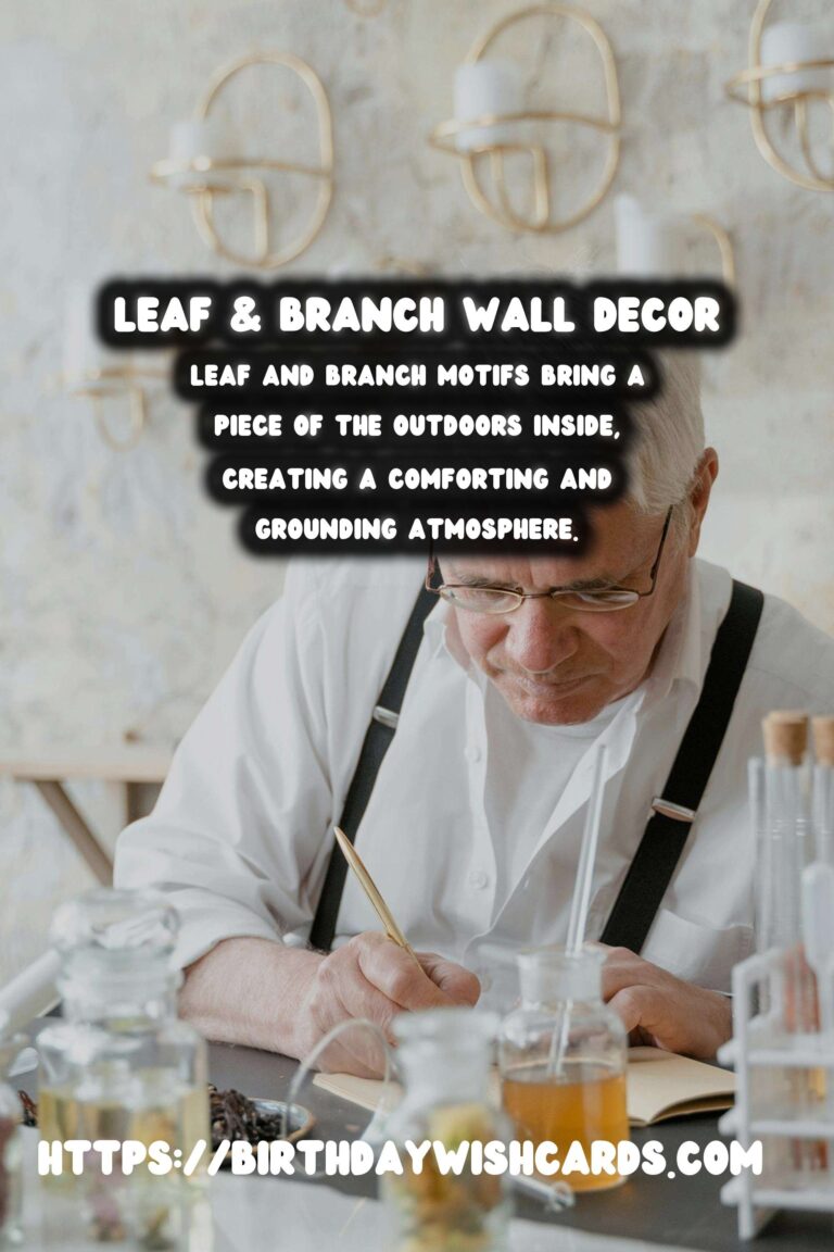 Autumn Wall Decor: Leaf & Branch Motifs for a Cozy Home