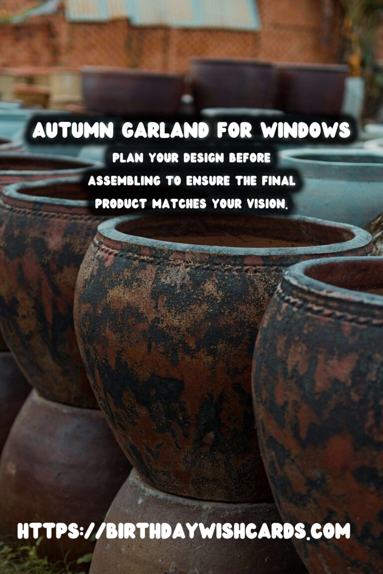 Autumn Window Decor: DIY Garland Tips and Ideas