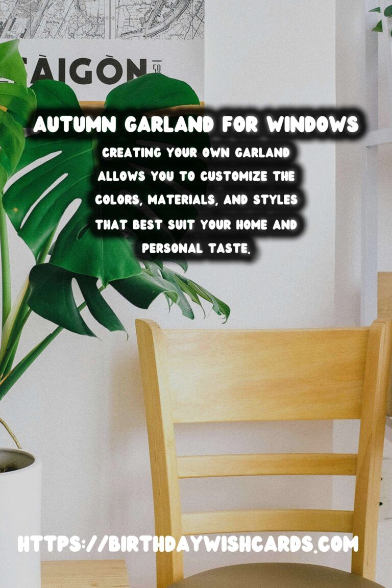 Autumn Window Decor: DIY Garland Tips and Ideas