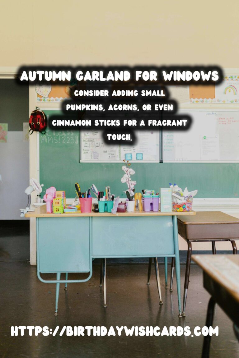 Autumn Window Decor: DIY Garland Tips and Ideas