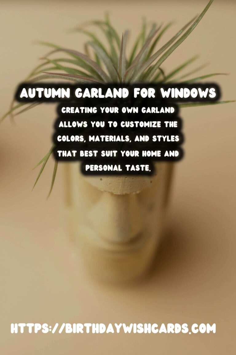 Autumn Window Decor: DIY Garland Tips and Ideas