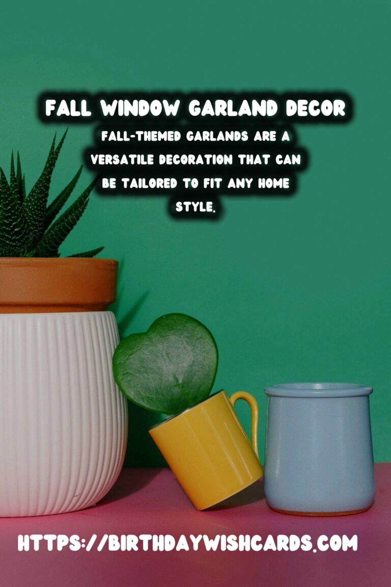 Autumn Window Decor: Fall-Themed Garland Ideas to Brighten Your Home