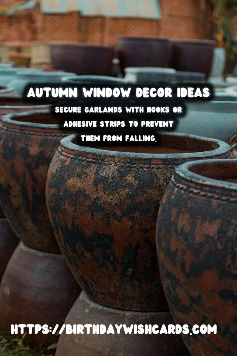 Autumn Window Decor: Garland & String Lights for a Cozy Home