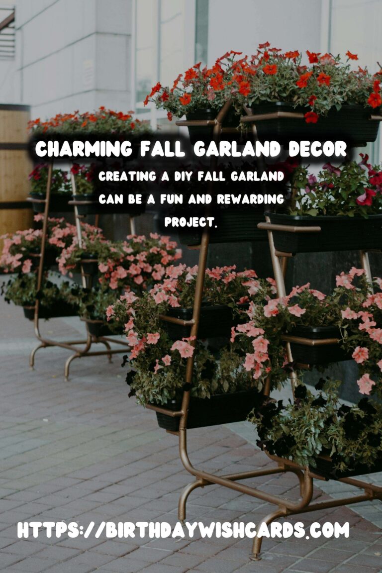 Autumn Window Decor: Transform Your Space with Fall Garland