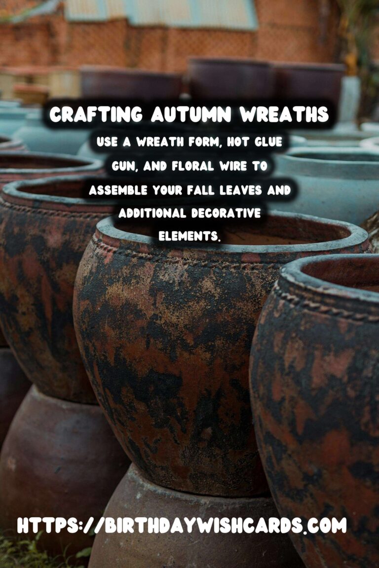 Autumn Wreaths: Crafting with Fall Leaves for a Cozy Home