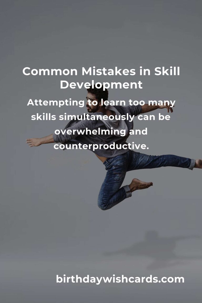 Avoid Common Mistakes in Skill Development Fundamentals for Success