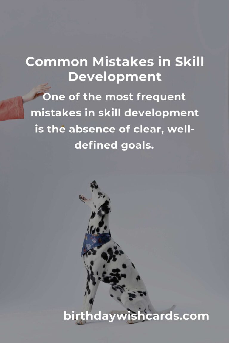 Avoid Common Mistakes in Skill Development Fundamentals for Success