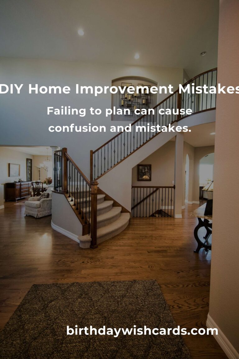Avoid These Common Mistakes in DIY Home Improvement