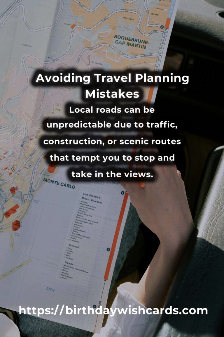 Avoid These Common Mistakes in Local Travel Roadmap for a Smoother Journey