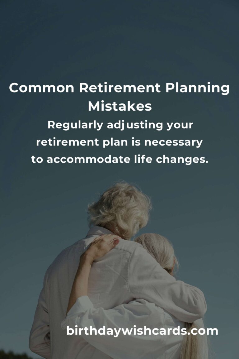 Avoid These Common Mistakes in Retirement Planning for a Secure Future