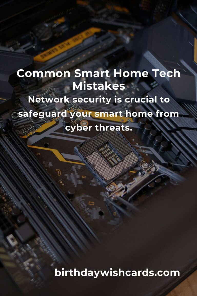 Avoid These Common Mistakes in Smart Home Tech for Seamless Living