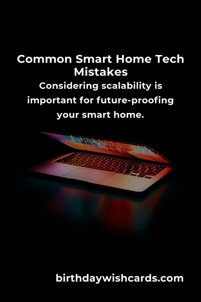 Avoid These Common Mistakes in Smart Home Tech for Seamless Living