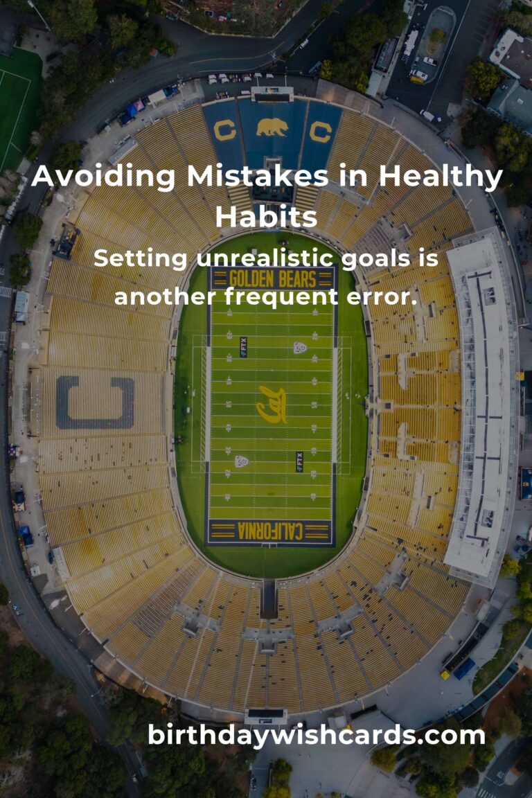 Avoiding Common Mistakes in Creative Healthy Habits