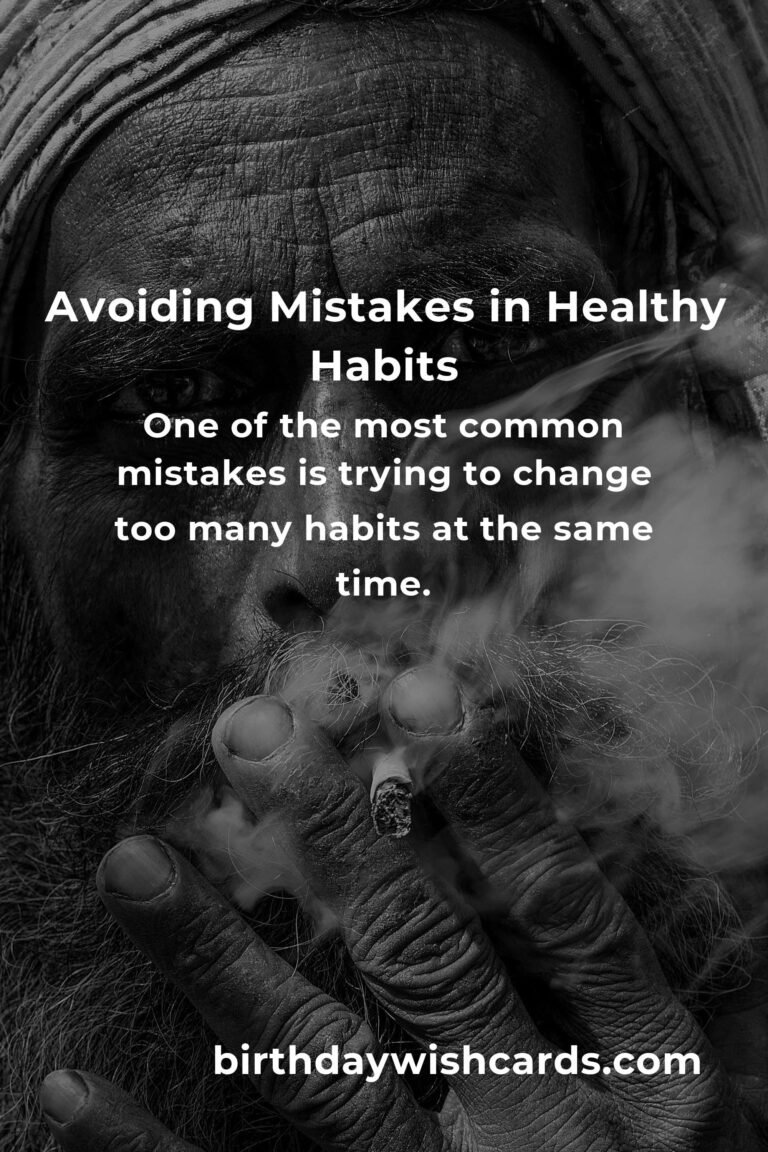 Avoiding Common Mistakes in Creative Healthy Habits