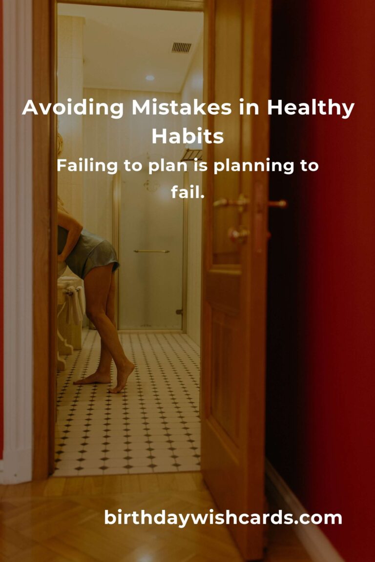 Avoiding Common Mistakes in Creative Healthy Habits