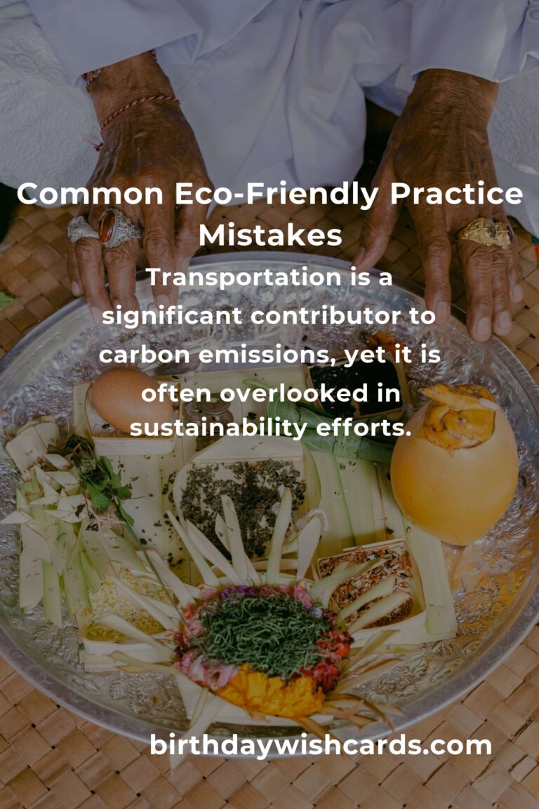 Avoiding Common Mistakes in Eco-Friendly Practices: Lessons Learned