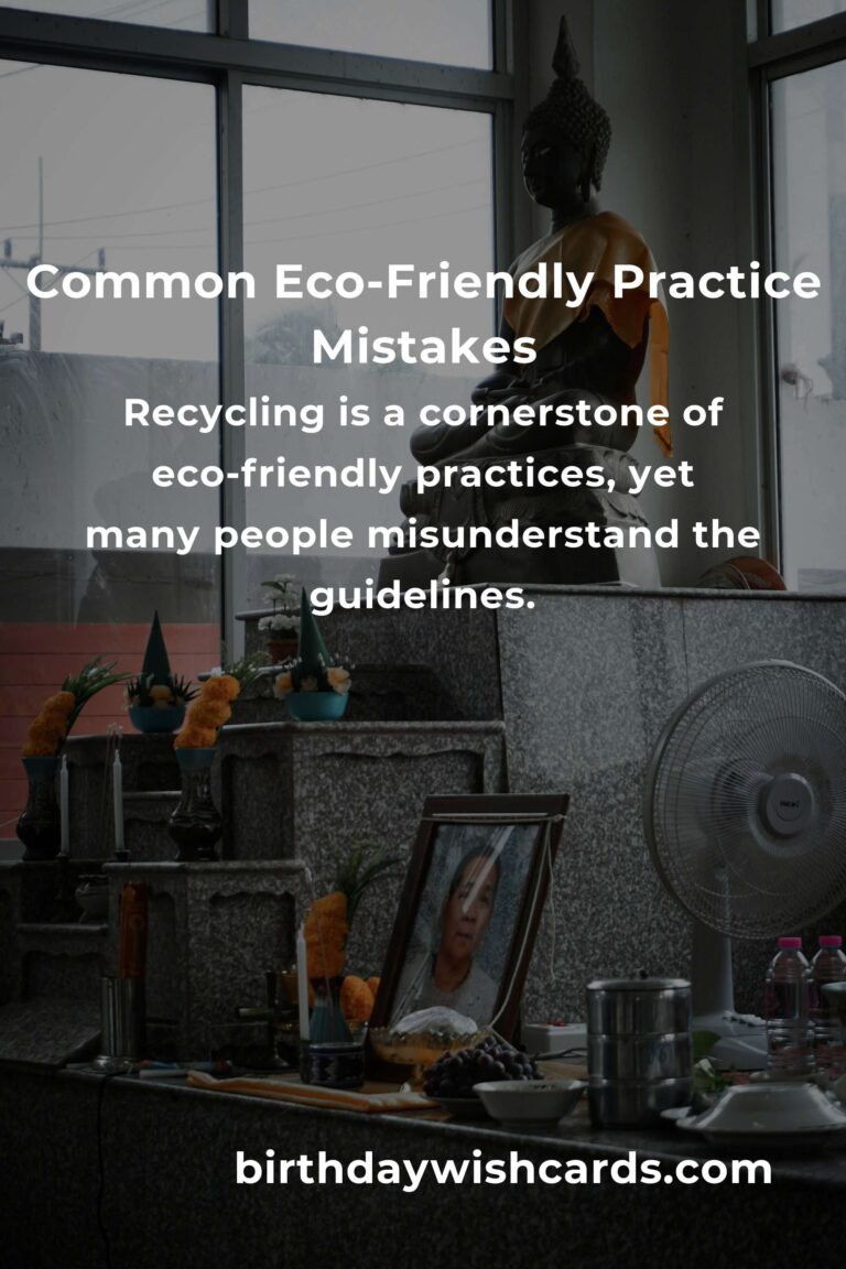 Avoiding Common Mistakes in Eco-Friendly Practices: Lessons Learned
