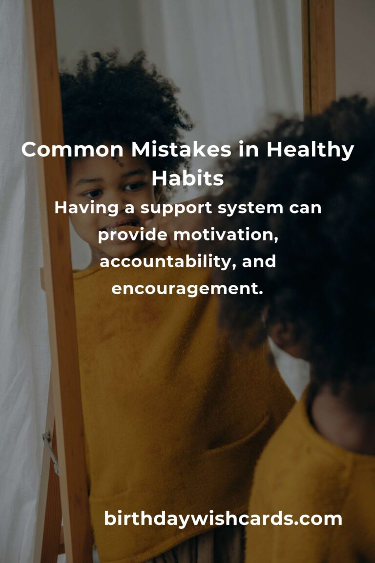 Avoiding Common Mistakes in Effortless Healthy Habits