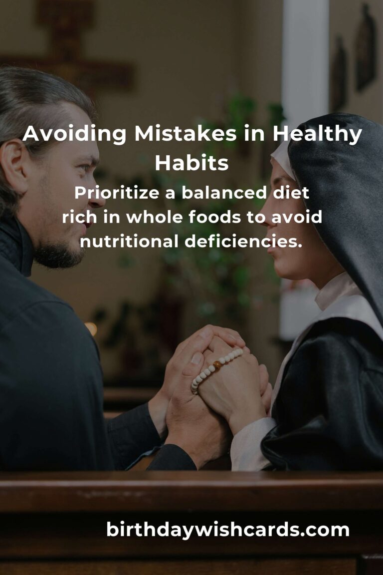 Avoiding Common Mistakes in Healthy Habits for Optimal Wellbeing