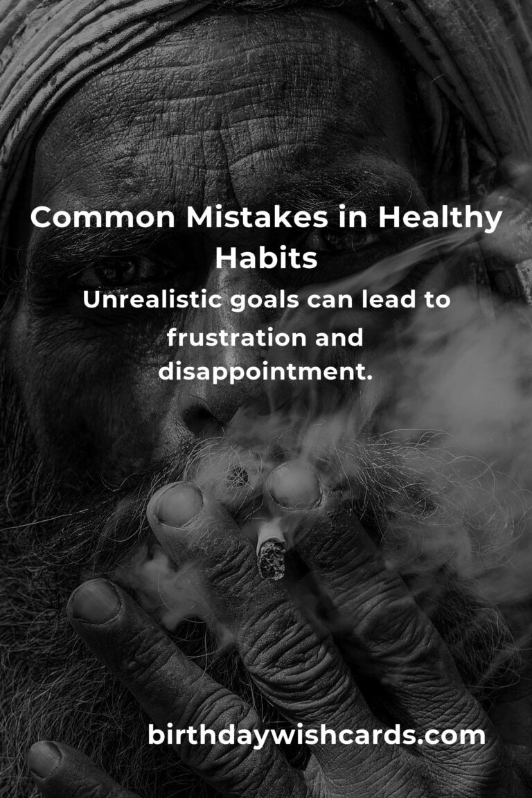 Avoiding Common Mistakes in Proven Healthy Habits