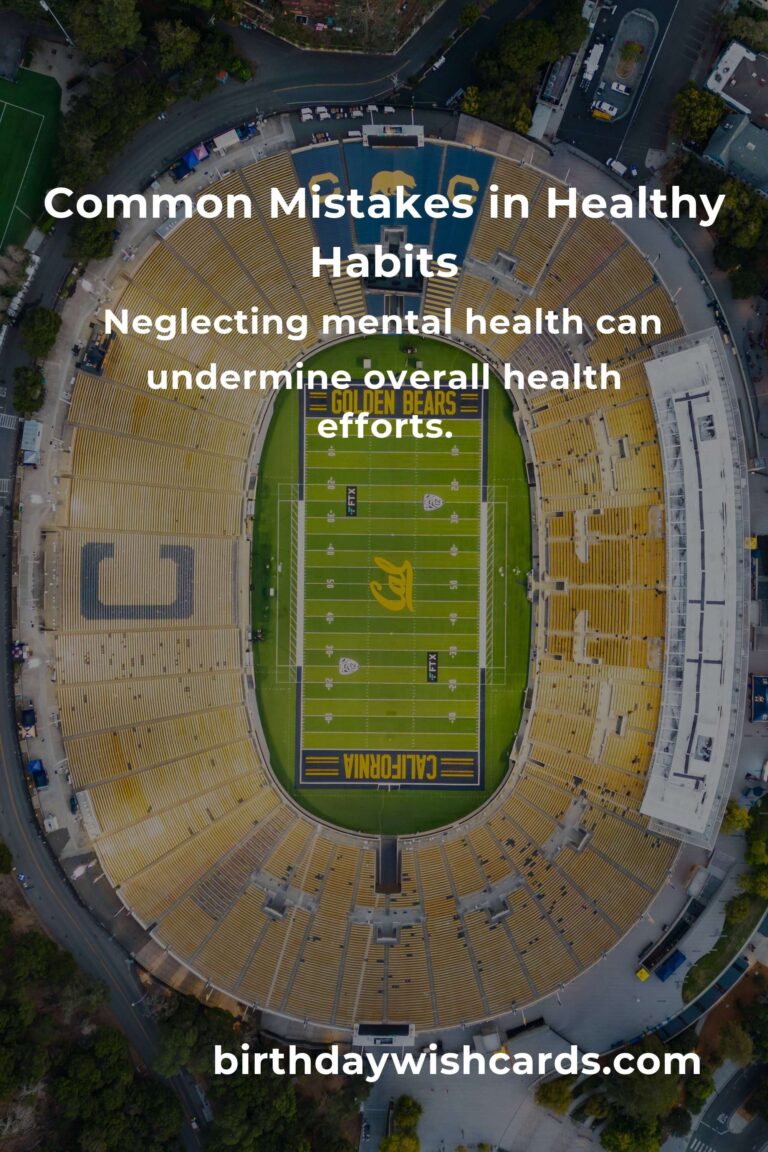 Avoiding Common Mistakes in Proven Healthy Habits