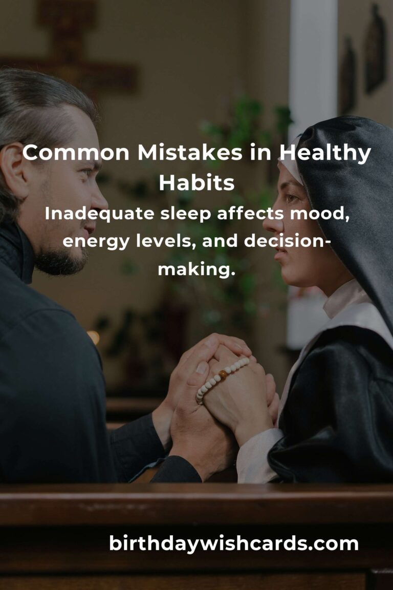 Avoiding Common Mistakes in Proven Healthy Habits