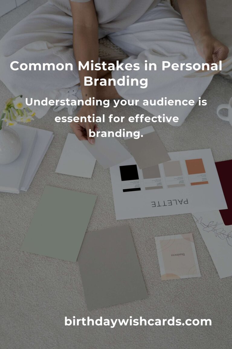Avoiding Common Mistakes in Quick Personal Branding for Success