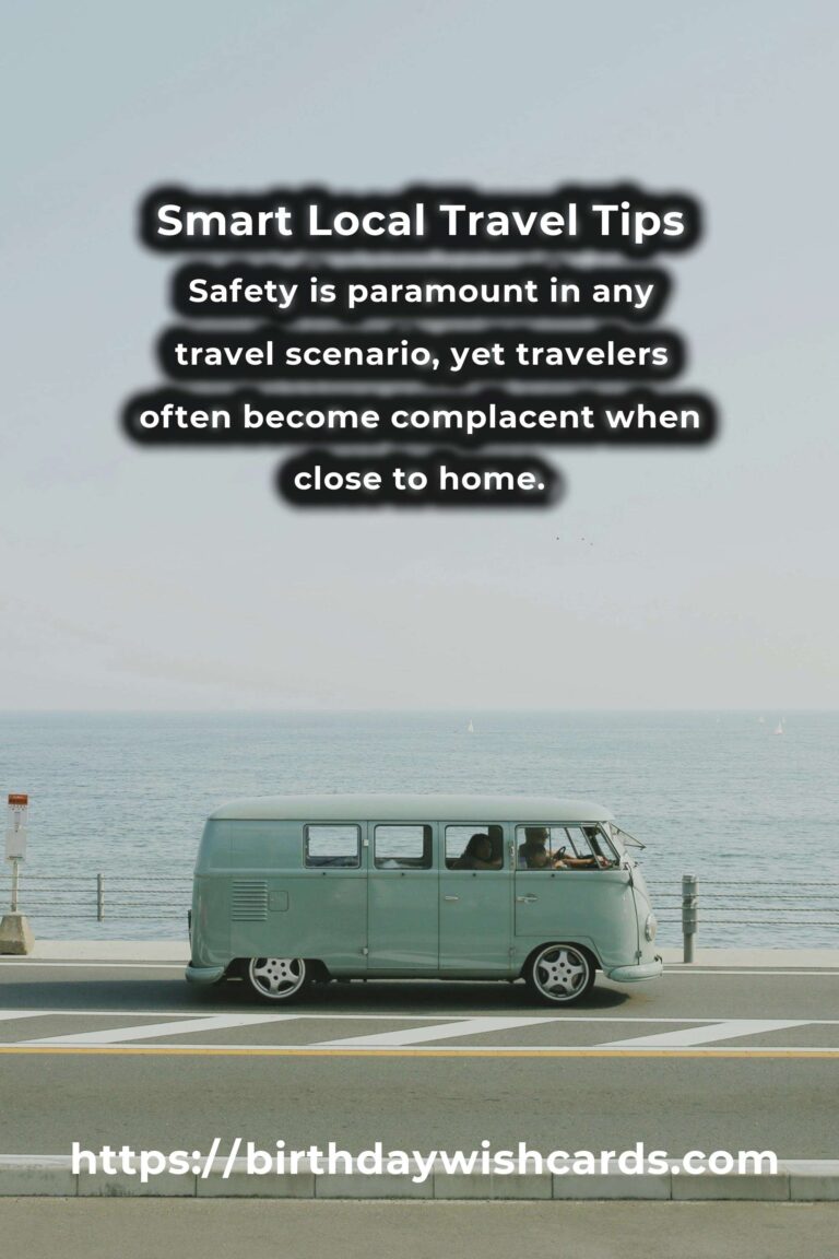 Avoiding Common Mistakes in Smart Local Travel