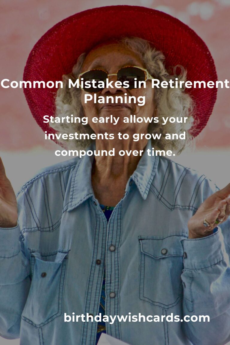 Avoiding Common Mistakes in Smart Retirement Planning