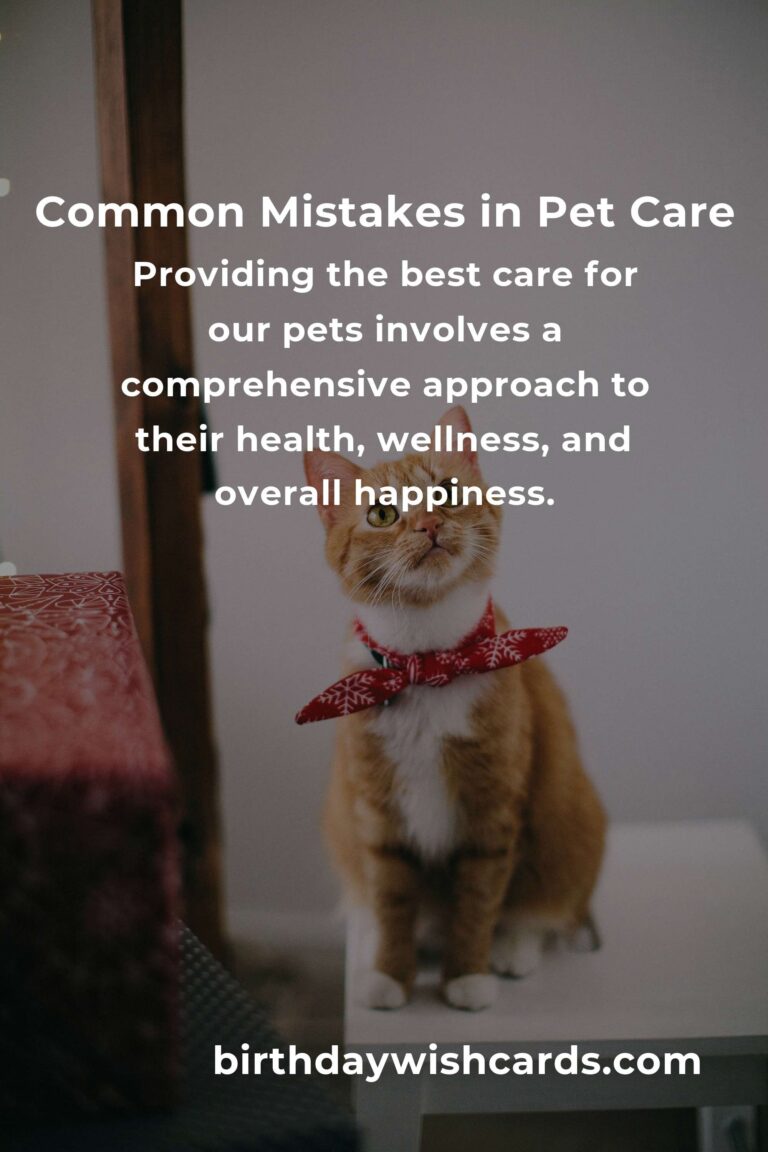 Avoiding Common Mistakes in Strategic Pet Care: A Comprehensive Guide